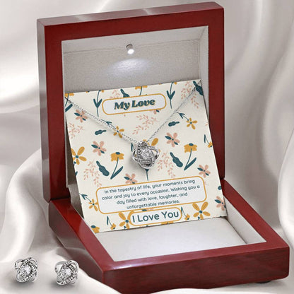 Enchanting Love Knot Ensemble - Personalized Gift for Her