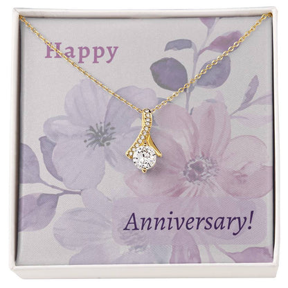 Anniversary Alluring Beauty Necklace Gift for Her Floral Design