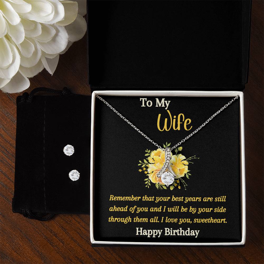 Radiant Allure Jewelry Set-Birthday Gift for Wife